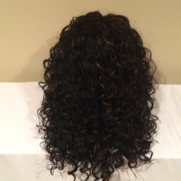NWOT Dark brown curly wig - Picture 2 of 5